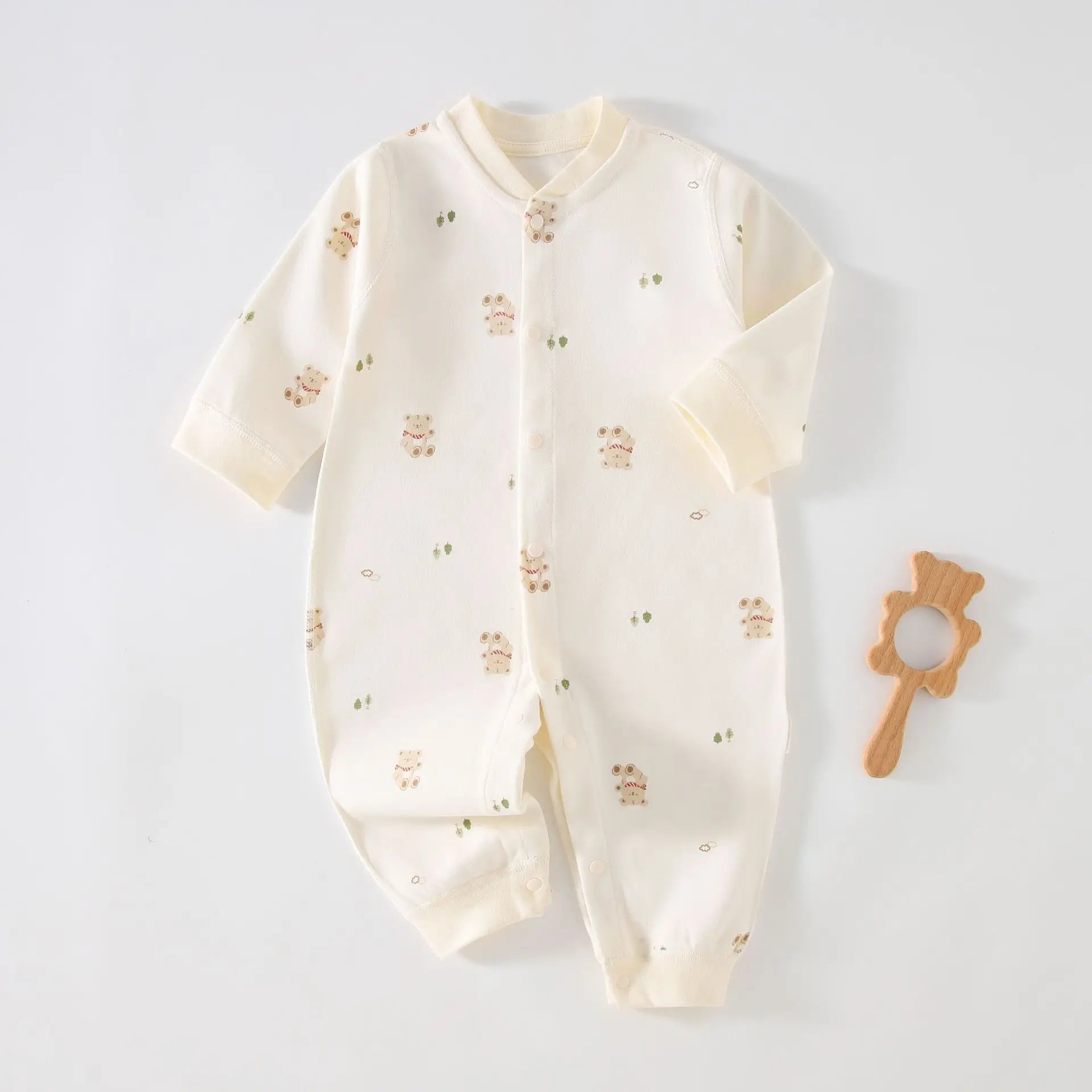 Autumn Baby Clothes Newbron Spring 100 Cotton Underwear Newborn Onesie Romper Long Sleeve Loungewear Outfit Bodysuit & One Piece